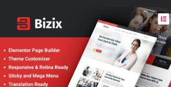 Bizix v2.1.8 – Corporate and Business WordPress Theme