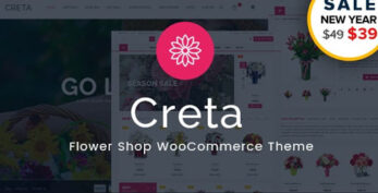 Creta v5.8 – Flower Shop WooCommerce WordPress Theme