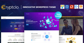 Cryptcio v1.6.7 – Innovative WordPress Theme