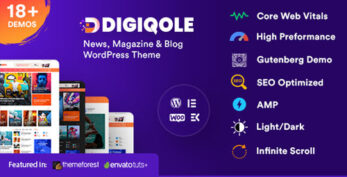 Digiqole v2.2.3 – News Magazine WordPress Theme