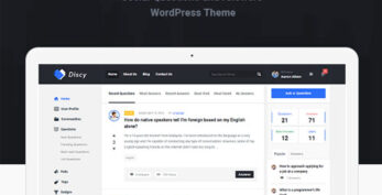 Discy v5.7.4 – Social Questions and Answers WordPress Theme