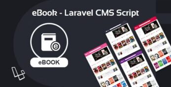eBook v2.1.0 – Laravel CMS Script