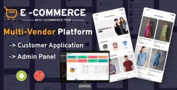 eCommerce v3.0 – Multi vendor ecommerce Android App with Admin panel