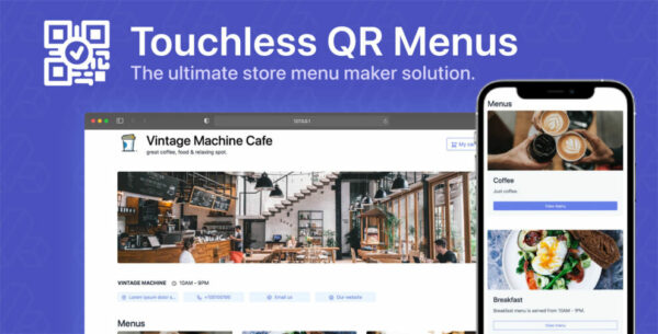 EasyQR Extended – Touchless QR Code Menus 14.1.0