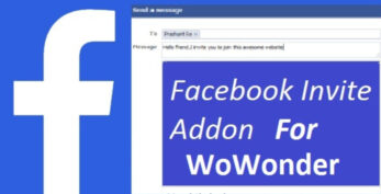 Facebook Invite Addon For WoWonder (28 February 2022)