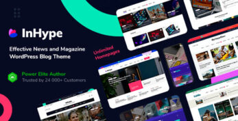 InHype v1.5.1 – Blog & Magazine WordPress Theme