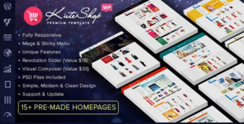 KuteShop v4.2.4 – Fashion, Electronics & Marketplace WooCommerce Theme (RTL Supported)