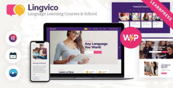 Lingvico v1.0.13 – Language Center & Training Courses WordPress Theme