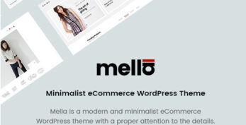 Mella v1.2.29 – Minimalist Ajax WooCommerce WordPress Theme