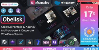Obelisk v1.8.0 – Agency Portfolio & Creative WordPress Theme
