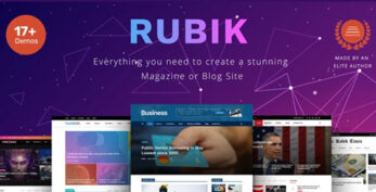 Rubik v2.9.1 – A Perfect Theme for Blog Magazine Website