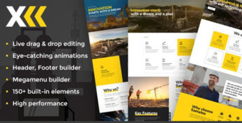 Samatex v4.6 – Industrial WordPress Theme + Woocommerce