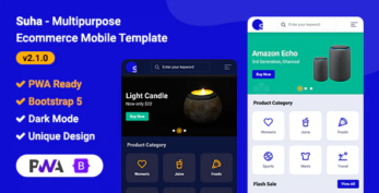 Suha v3.0.1 – Multipurpose Ecommerce Mobile HTML Template