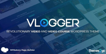 Vlogger: v3.1.0 Professional Video & Tutorials WordPress Theme