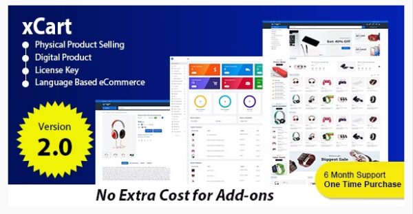 xCart v2.1 – Multi-vendor eCommerce CMS Platform