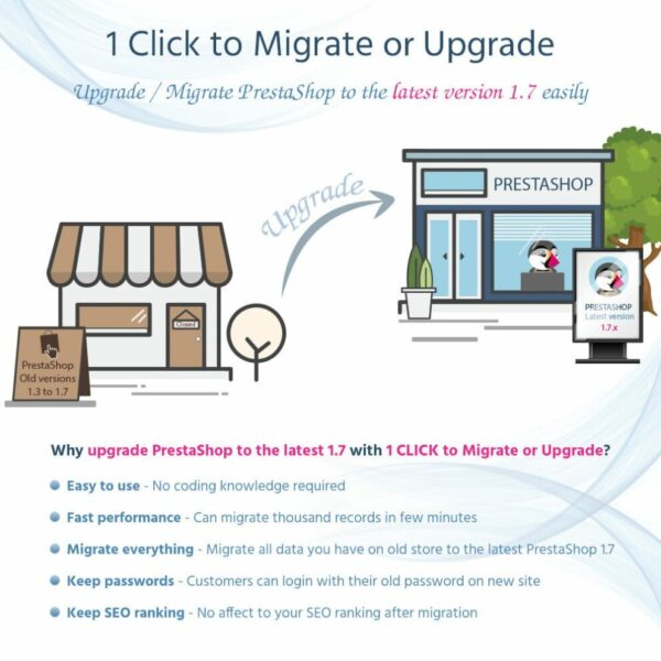 v2.1.7 ETS-Shop 1 CLICK to Migrate or Upgrade Module [v1.6-v1.7] Prestashop