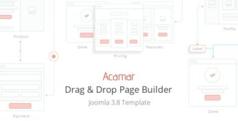 Acamar — Tiled Layout and Clean Design Responsive Joomla Template v.1.0.2