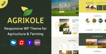 Agrikole v1.17 Responsive WordPress Theme for Agriculture & Farming
