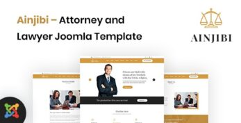 Ainjibi – Attorney and Lawyer Joomla Template v1.0