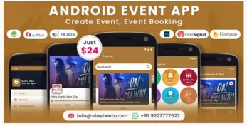 Android Event App (Create Event, Event Booking) v5.0