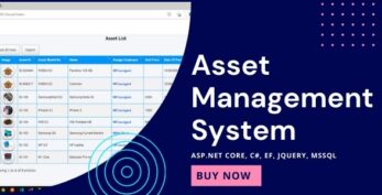 Asset Management System with Barcode | ASP.NET Core | EF Core | .NET Core 6.0 v1.0.6