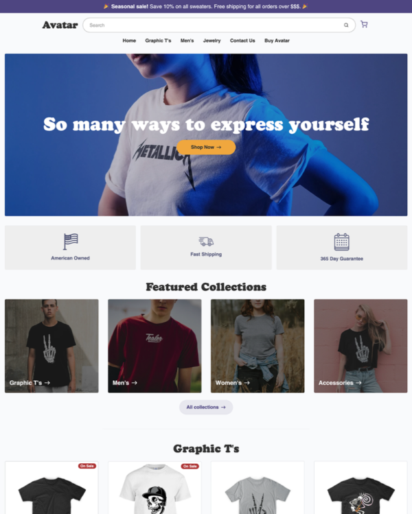 Avatar Shopify Theme v2.0.1