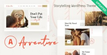 Avventure v1.1.8 – Personal Travel & Lifestyle Blog WordPress Theme
