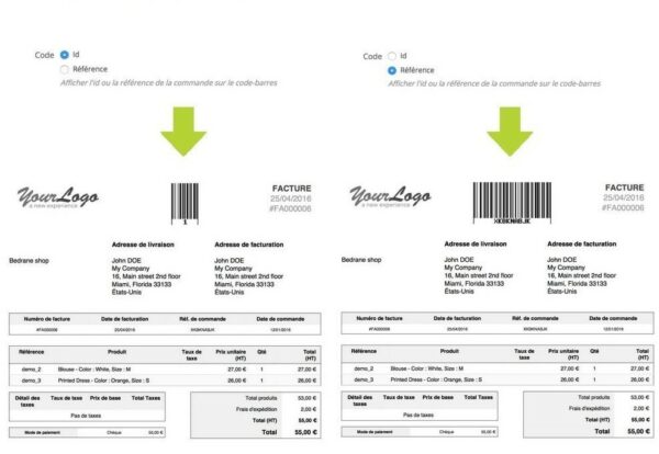 v1.2.0 Barcode generator on bills Module [v1.6-v1.7] Prestashop