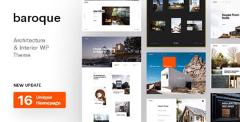 Baroque v1.4.3 – Architecture & Interior WordPress Theme