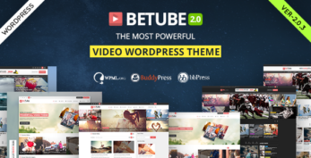 BeTube v3.0.16 – Video WordPress Theme