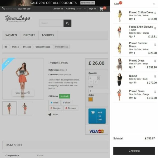v2.3.8 Block sliding cart Module [v1.6-v1.7] Prestashop