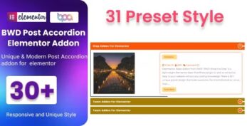 Blog Post Accordion For Elementor v1.0
