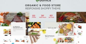 Bonics – Organic & Food Store Shopify Theme #