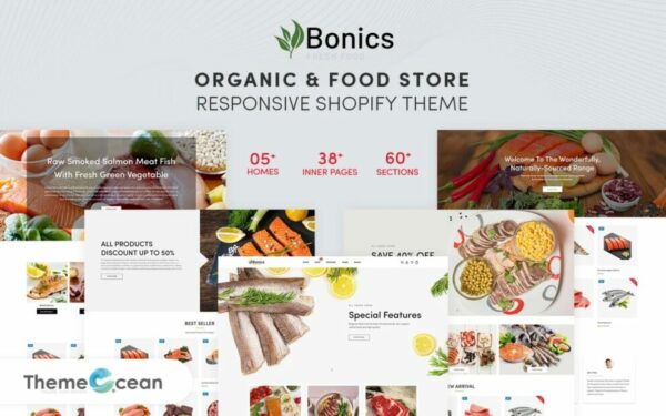 Bonics – Organic & Food Store Shopify Theme #