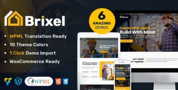 Brixel v2.1.0 – Building Construction WordPress Theme