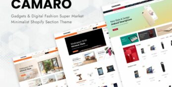 Camaro – Gadgets & Digital Fashion Super Market Minimalist Shopify Section Theme v2.0.0
