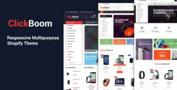 ClickBoom 2-January-2020 – Responsive Multipurpose Shopify Theme (Sections Ready) GPL
