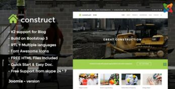 Construct v.3.0 – Construction Joomla Template