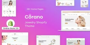 Corano – Jewelry Store Shopify Theme v2.4.7