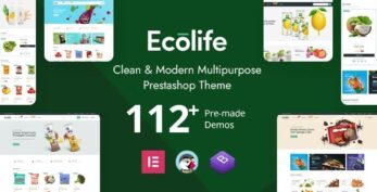 Ecolife Elementor v2.1.0 – Multipurpose Prestashop 1.7 Theme