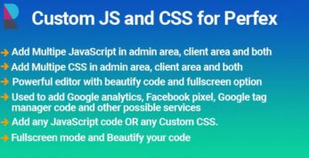 Elite Custom JS and CSS module for Perfex CRM v1.0.5