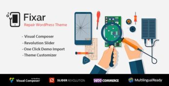 Fixar v1.4.2 – Phone & Computer Repair Theme