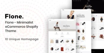 Flone v.2.0.8 Minimal Shopify Theme