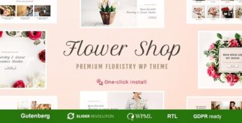 Flower Shop v1.2.0 – Decoration Store and Floristic WordPress Theme