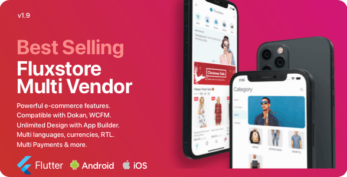 Fluxstore Single Vendor v3.3.0 Flutter E-commerce Full App