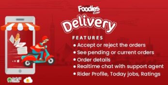 Foodies – Android Delivery Boy Mobile App v1.0