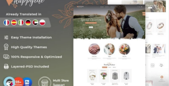HappyLife Wedding Best of PrestaShop Conversation-friendly Theme Download#
