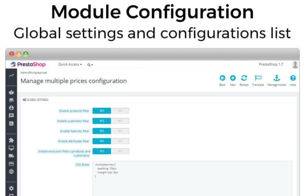 v1.0.9 Show additional prices (currencies, taxes, discounts) Module [v1.7] Download