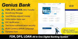 [Fixed*] Genius Bank v2.1 – All in One Digital Banking System