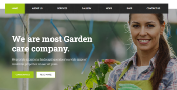 Greengia v2.5 – Gardening, Lawn and Landscaping WordPress Theme